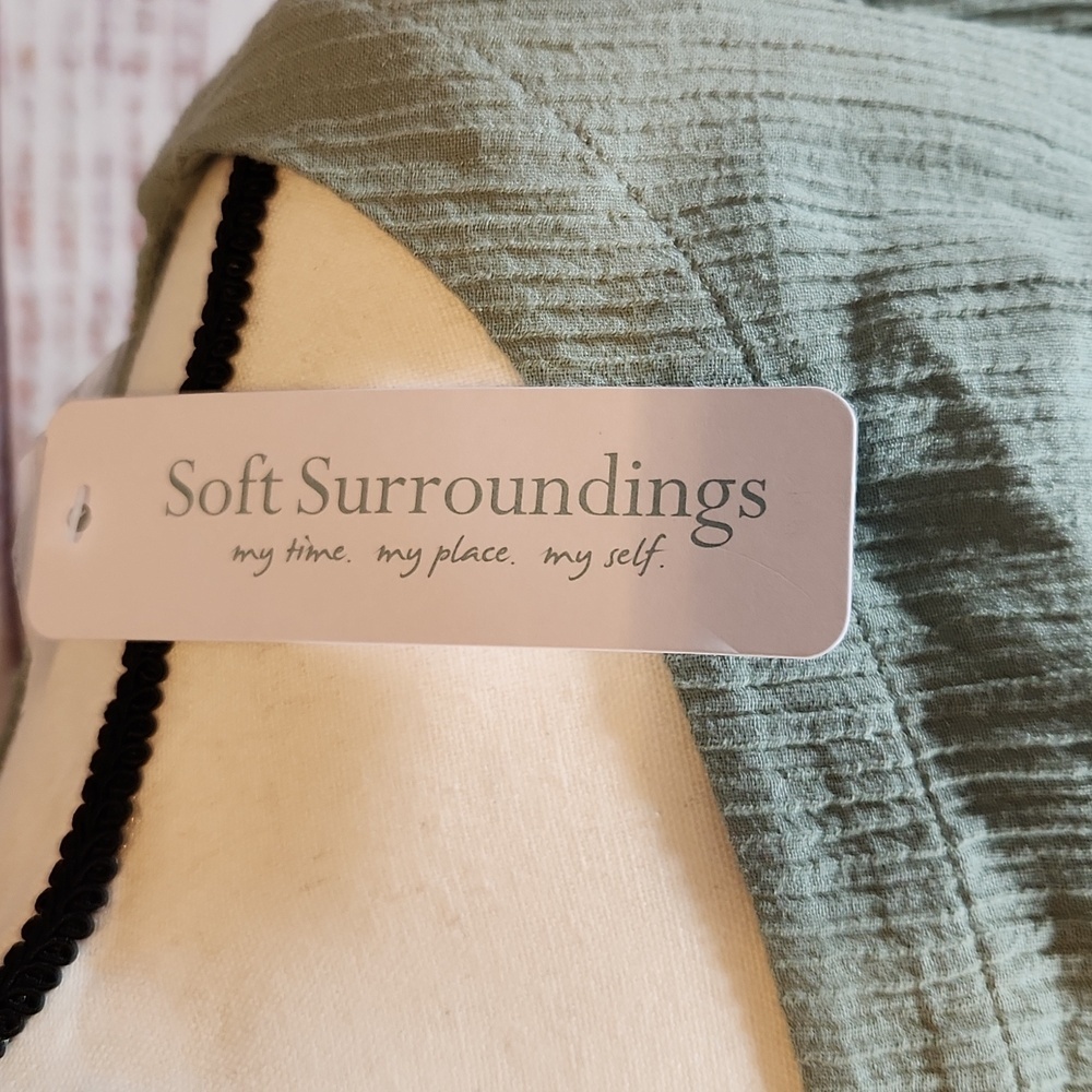NWT Soft Surroundings women's Oceo gueze tunic - Picture 8 of 9
